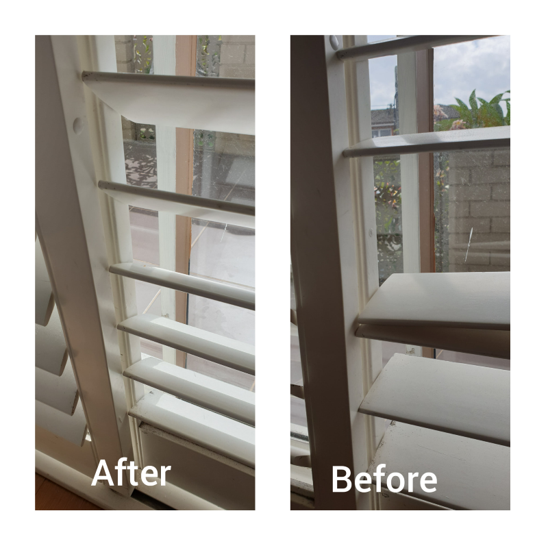 Please share any images of the area:Plantation SHutter repairs